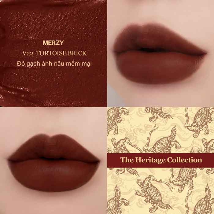 Son Kem Lì Merzy The Heritage Velvet Tint #V22 1